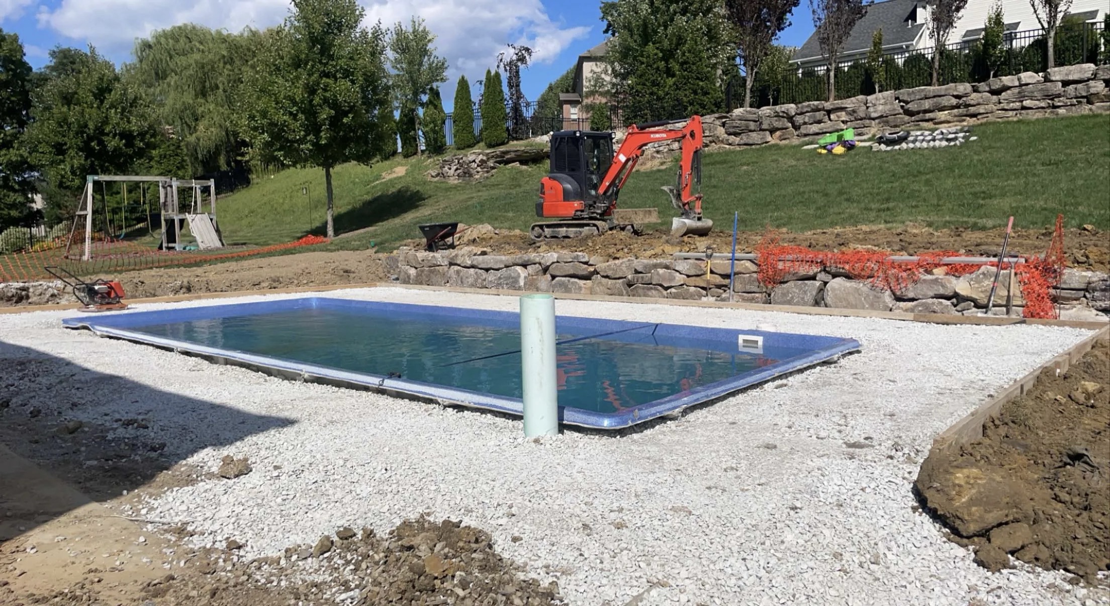 Pool excavation